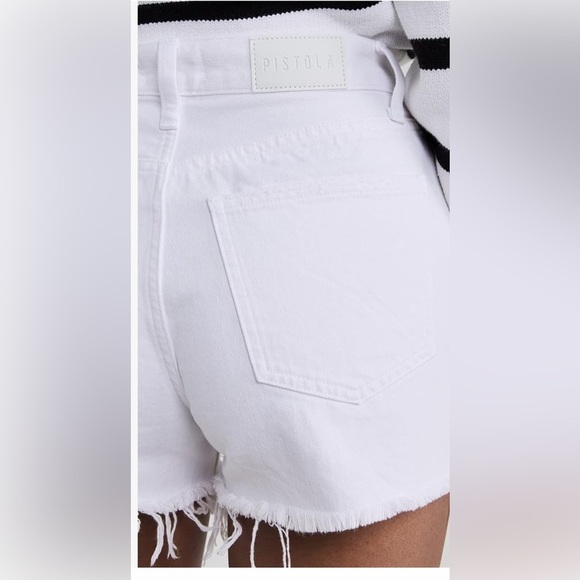 Pistola Denim Women’s Gigi Low rise cut off shorts, Pearl Distressed, si… - Picture 7 of 10